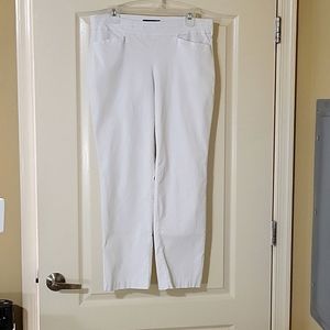 White trouser pants
